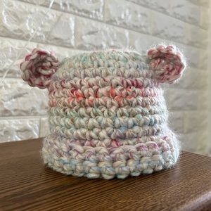 Crochet Teddy Hat for Baby || homemade || size 0-6 months
